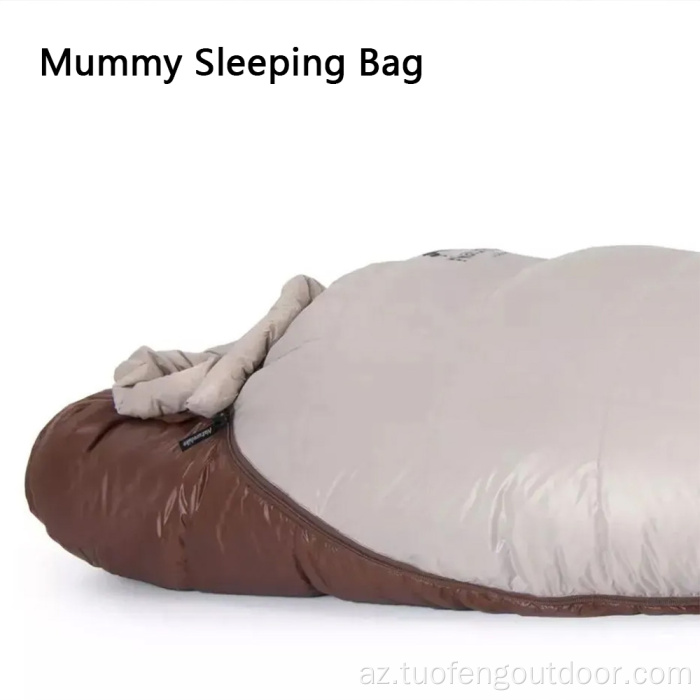 Açıq düşərgə Ultralight Yetkin Mummy Yuxu Çantası